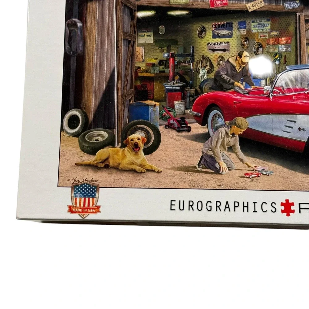 Eurographics Chevrolet Out Of Storage 1959 Corvette Car‎ 1000 Pieces Puzzle